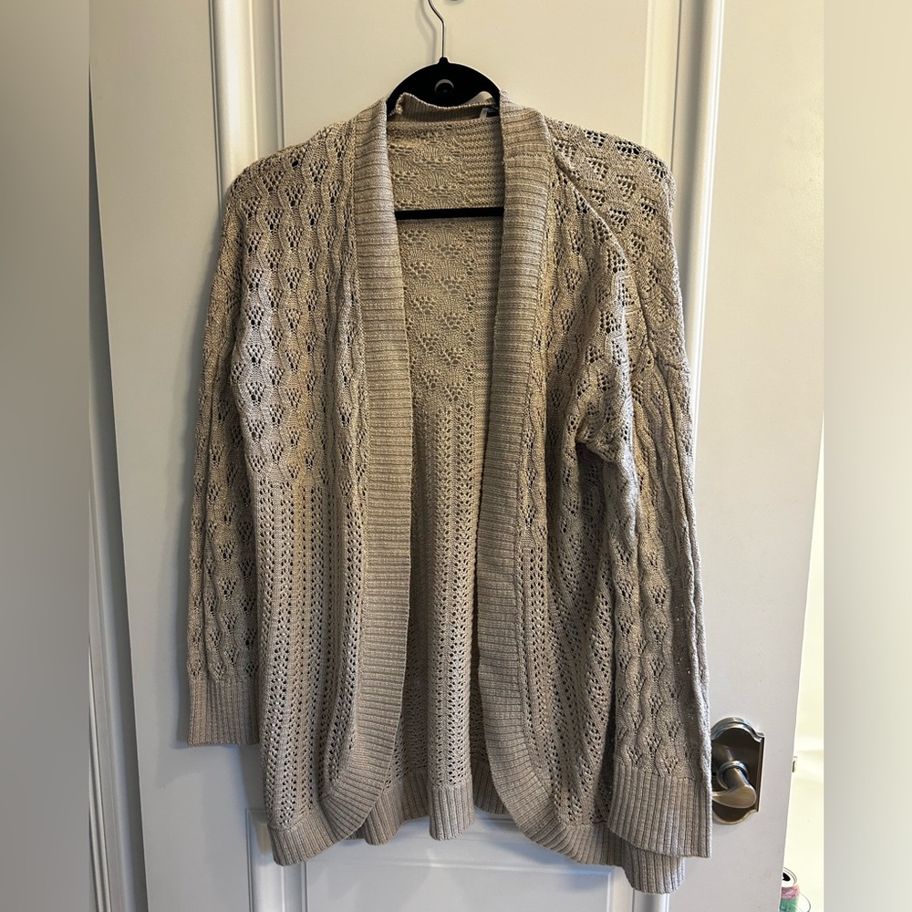 Kismet Taupe Knit Cardigan